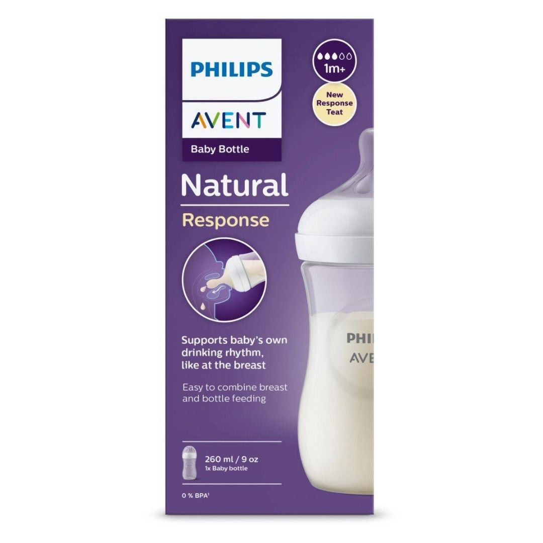 Philips AVENT® Steklenička s cucljem Natural Response 260ml Philips AVENT
