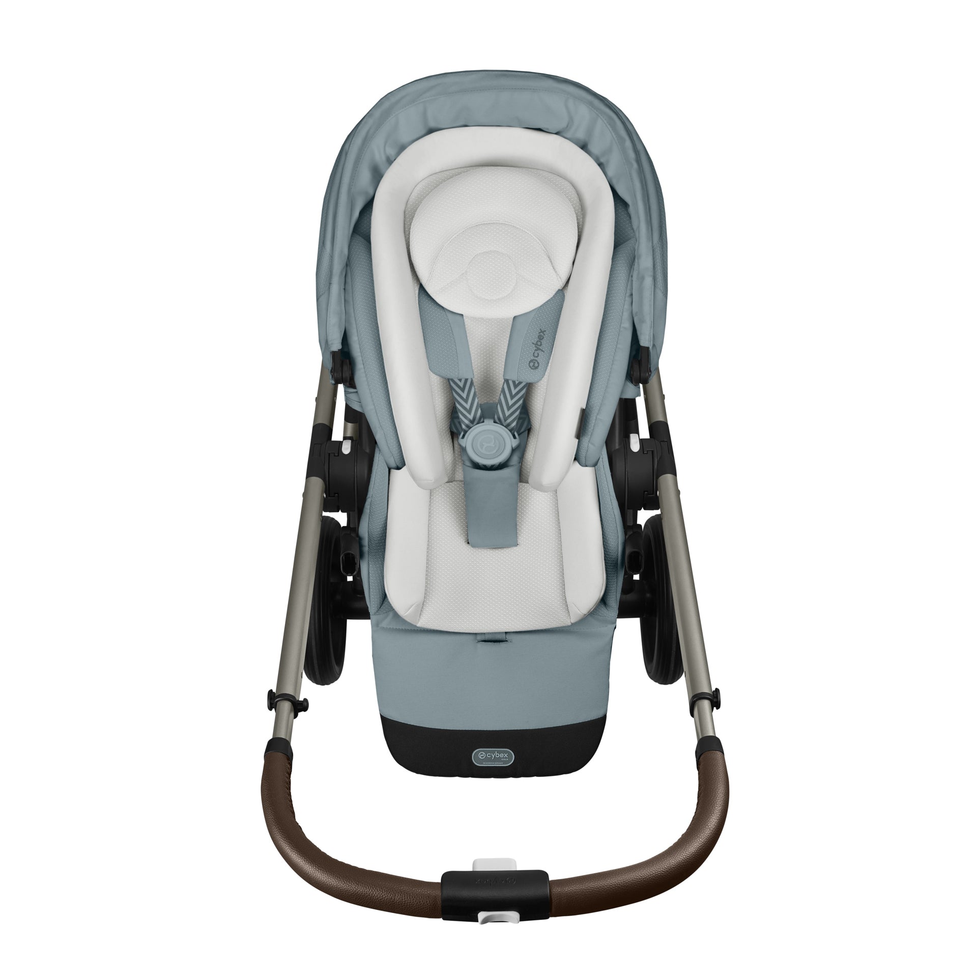 Cybex® Otroški voziček s košaro 2v1 Balios S Lux (0-22 kg) Stormy Blue (Taupe Frame) Cybex