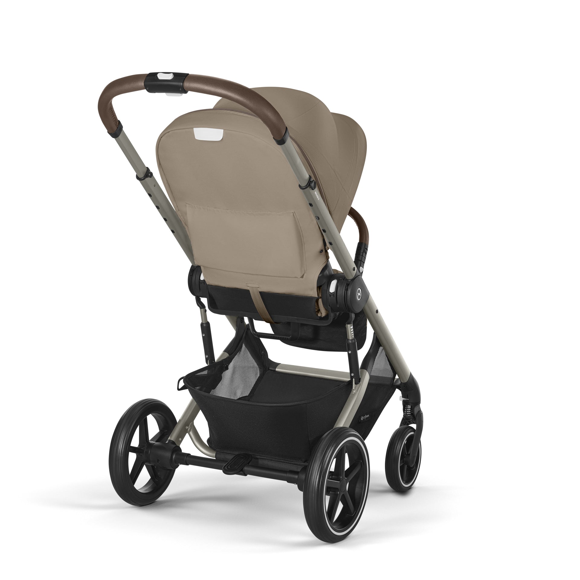 Cybex® Otroški voziček 4v1 Balios S Lux + Avtosedež Cloud G + IsoFix baza G Almond Beige (+ Rain cover) Cybex