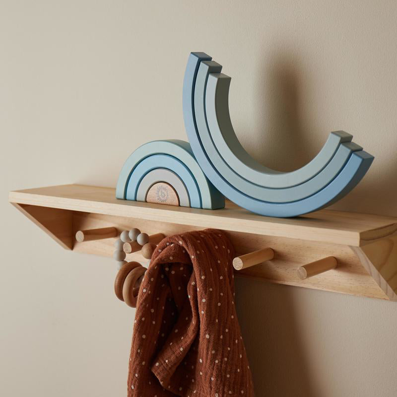 Bieco® Lesena mavrica Blue Bieco