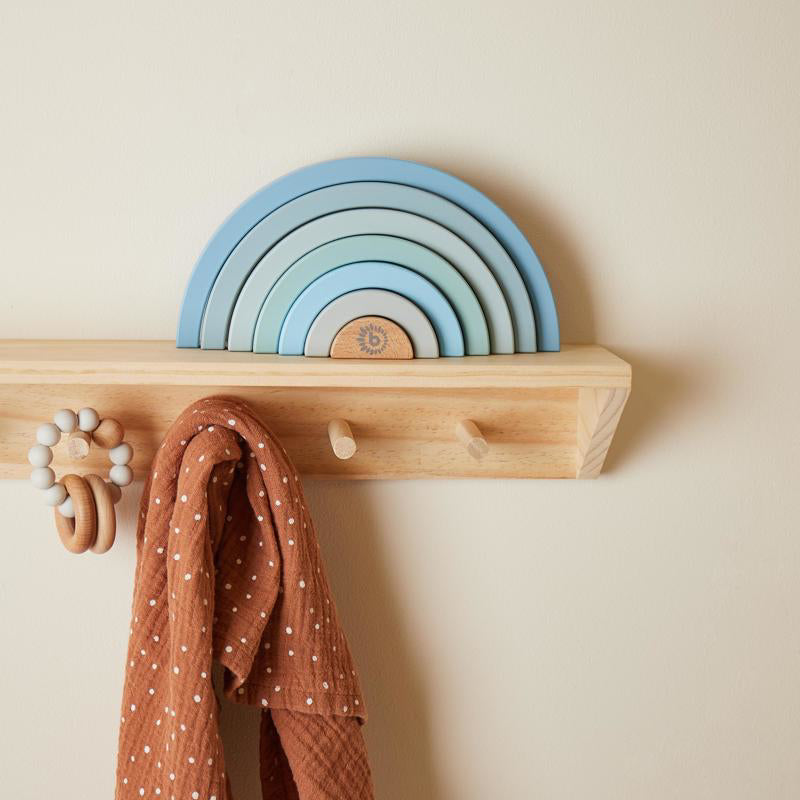 Bieco® Lesena mavrica Blue Bieco