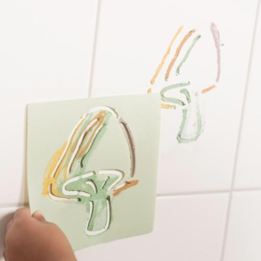 Little Dutch® Kopalne voščenke z gobico in šablonami Little Dutch