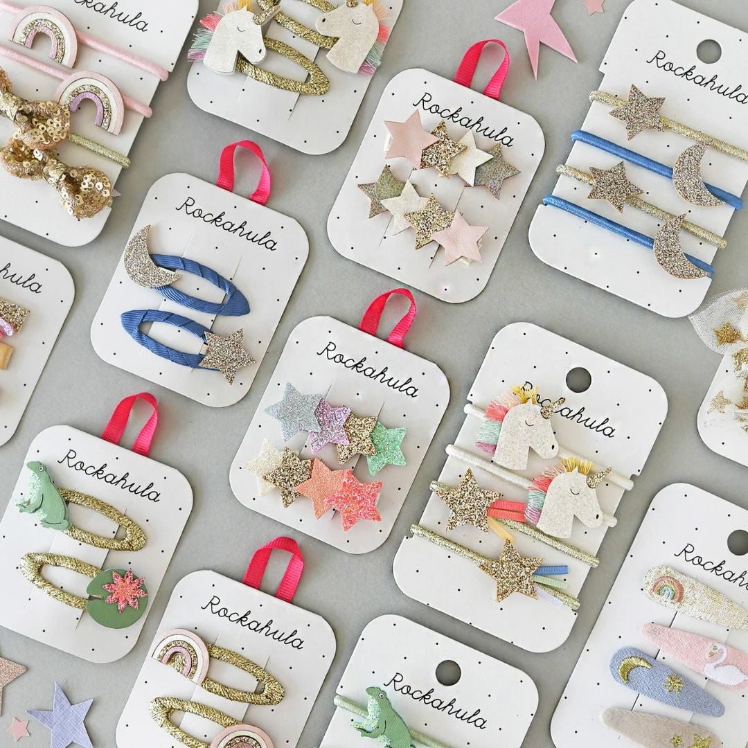 Rockahula® Sponke za lase Rainbow Shimmer Star Rockahula