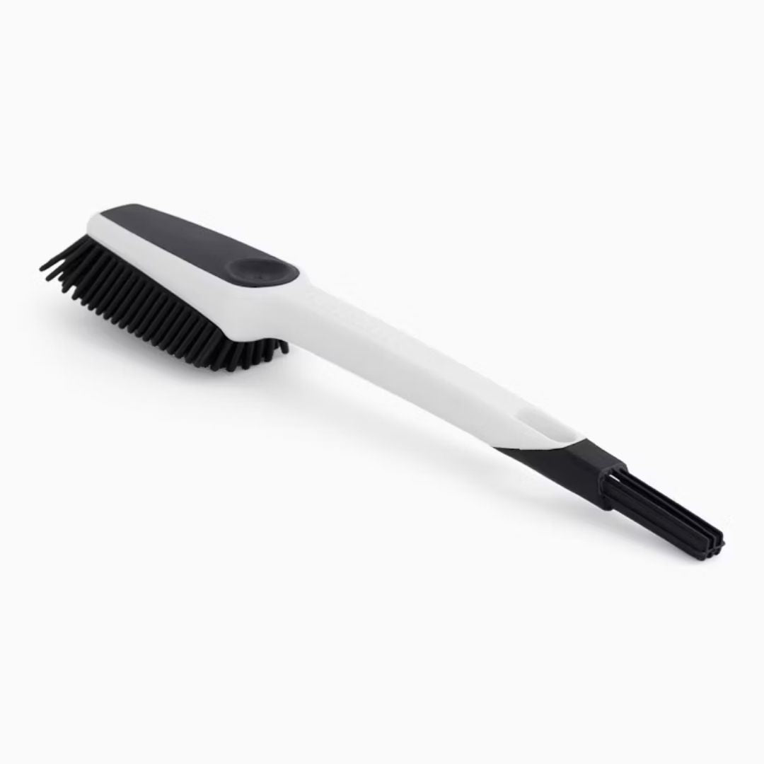 Twistshake® Silikonska krtačka za čiščenje Black White Twistshake