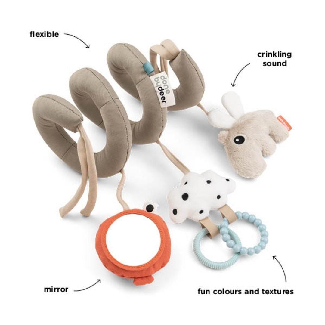 Done by Deer® Igrača za voziček Happy Clouds Sand Done by Deer