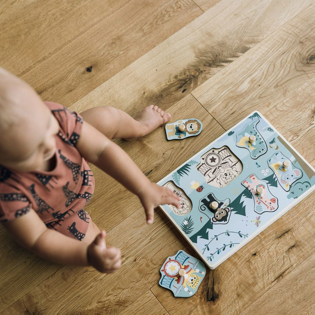 Free2Play® Lesena zvočna vstavljanka v Džungli Free2Play