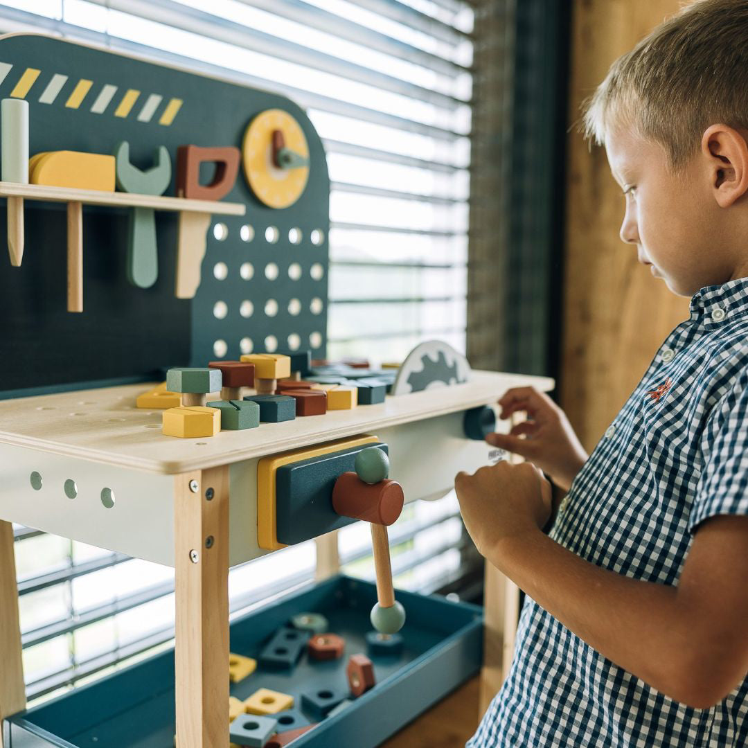 Free2Play® Moja prva lesena delavnica z dodatki Free2Play