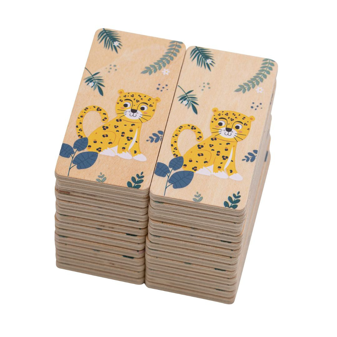 Free2Play® Lesena družabna igra Domino (28 kosov) Free2Play