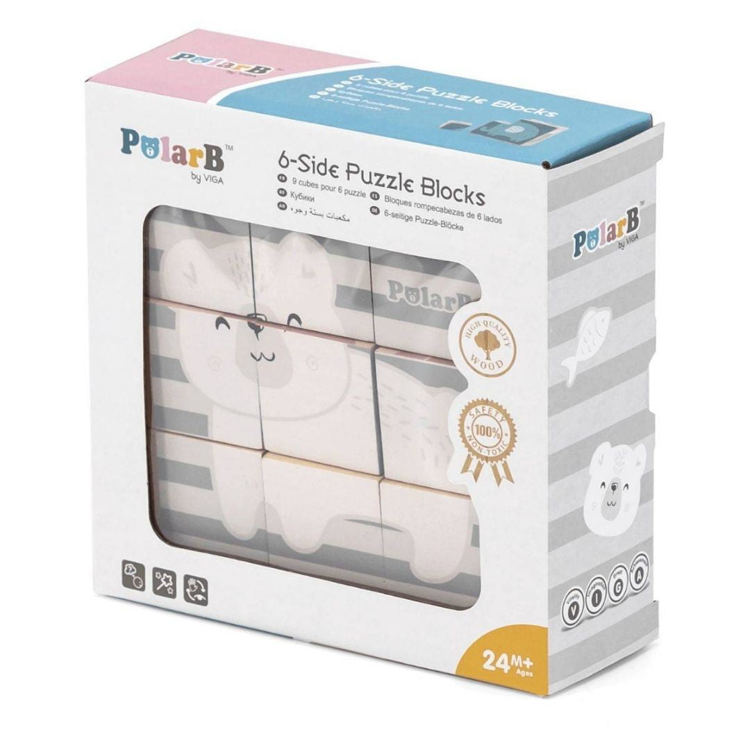 PolarB® Sestavljanka kocke 6-delna PolarB