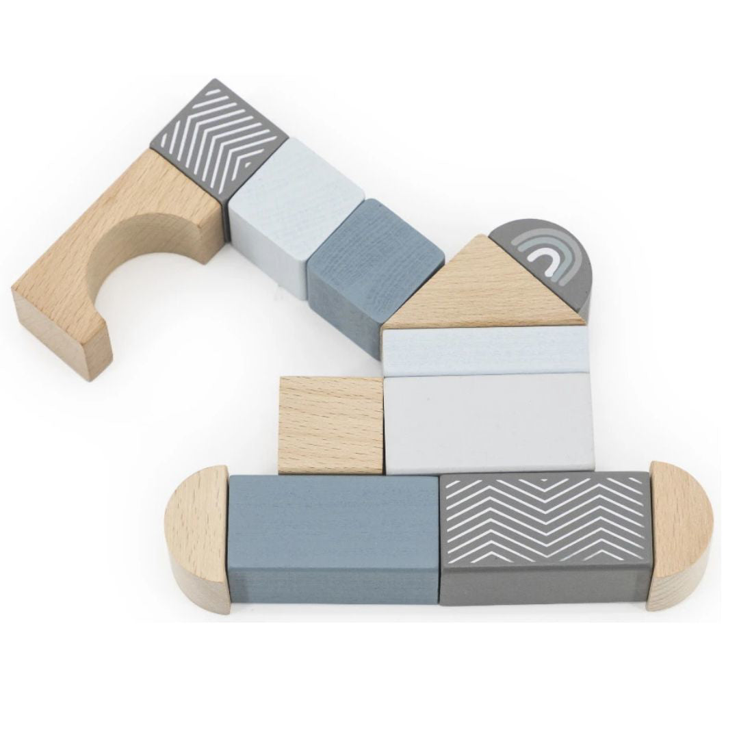 Label Label® Lesene kocke Blue 50 kos Label Label