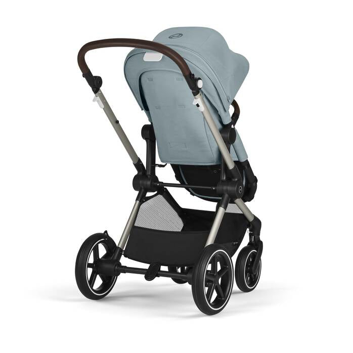 Cybex® Otroški voziček 2v1 Eos™ Lux Stormy Blue (Taupe Frame) Cybex