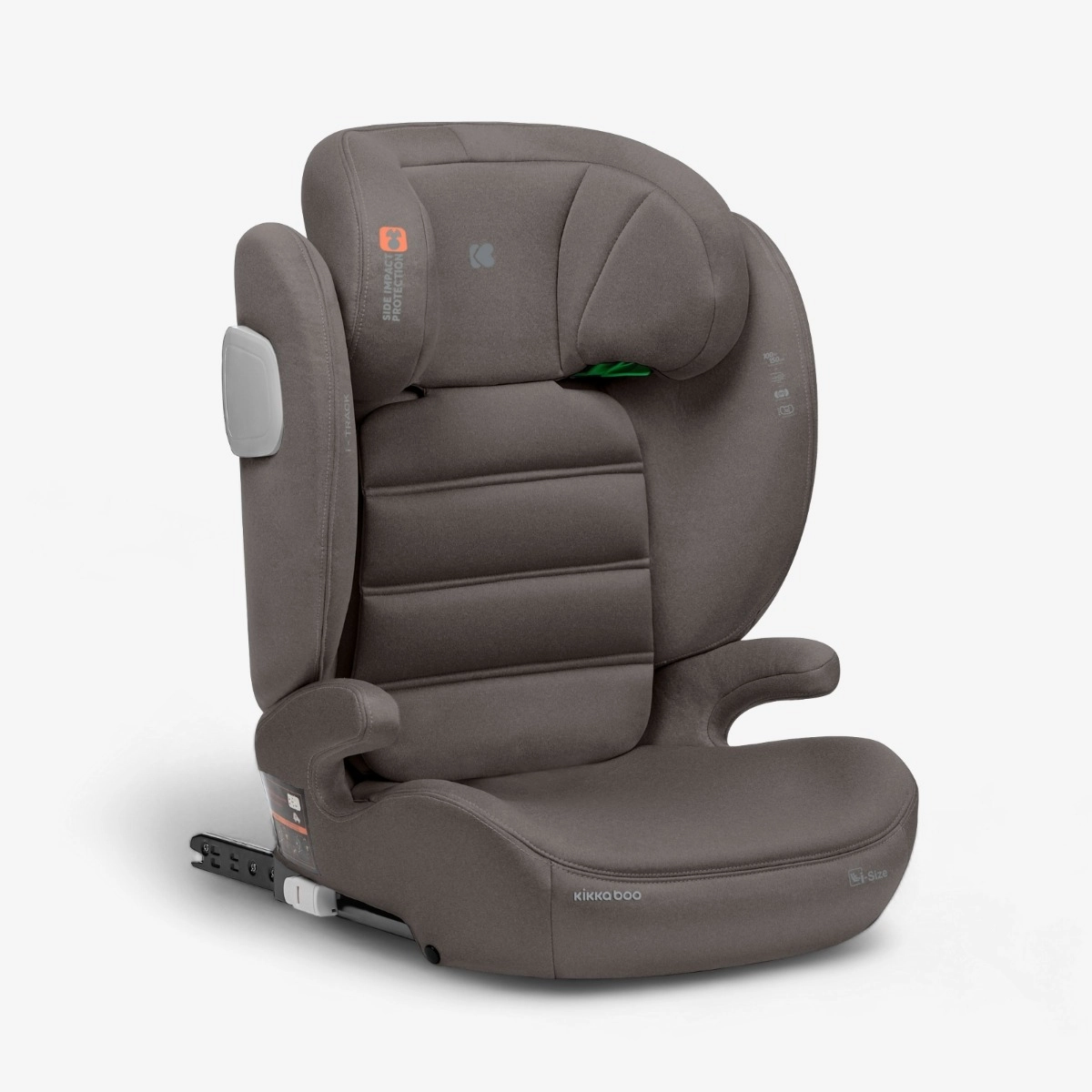 KikkaBoo® Otroški avtosedež i-Track i-SIZE (100-150 cm) Brown KikkaBoo