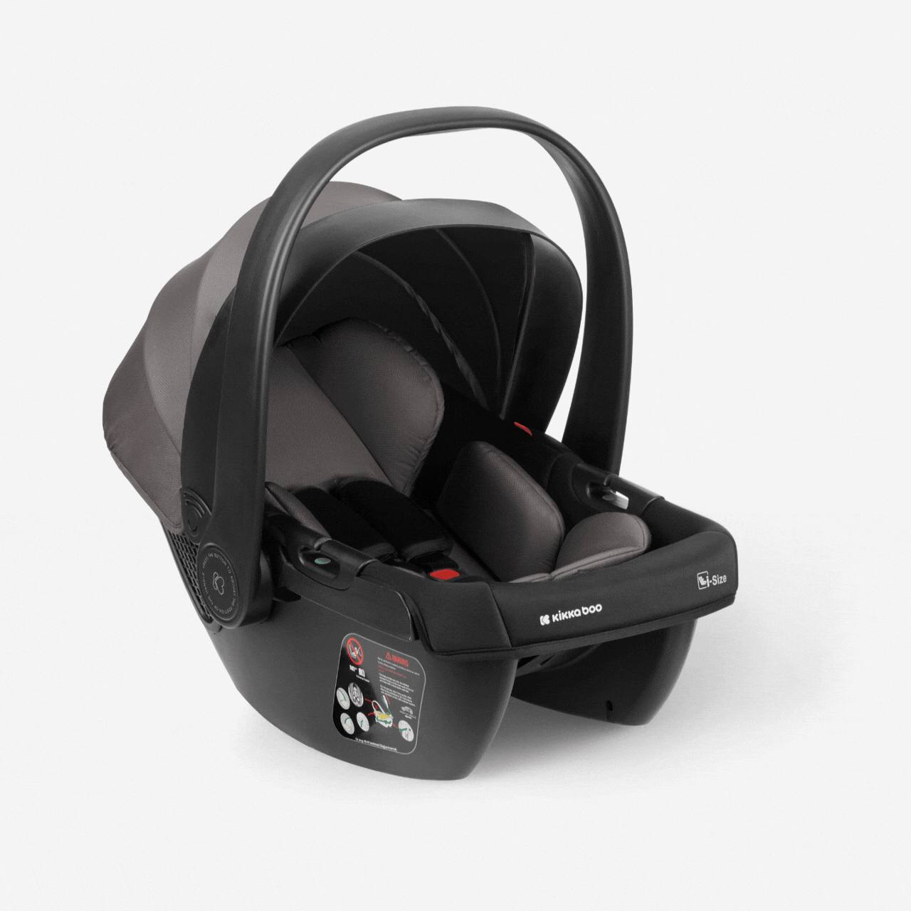 KikkaBoo® Otroški voziček s košaro 3v1 Modena Dark Grey KikkaBoo