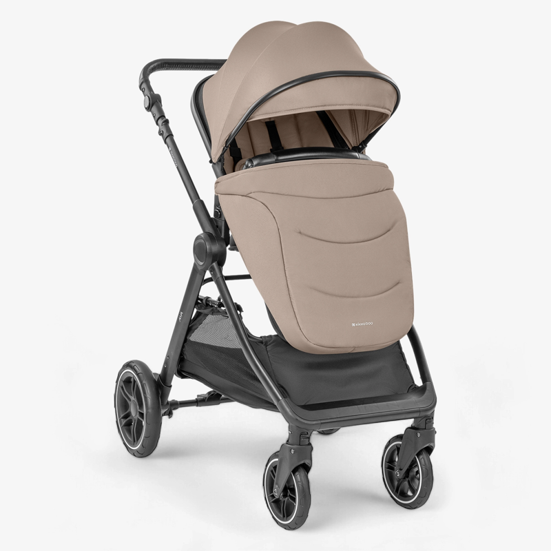 KikkaBoo® Otroški voziček s košaro 3v1 Ava Beige KikkaBoo