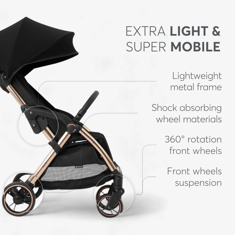 KikkaBoo® Otroški voziček Eden Grey KikkaBoo