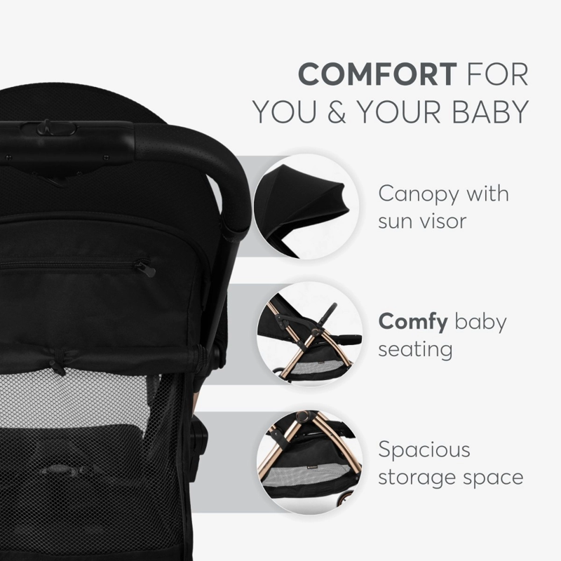 KikkaBoo® Otroški voziček Eden Grey KikkaBoo