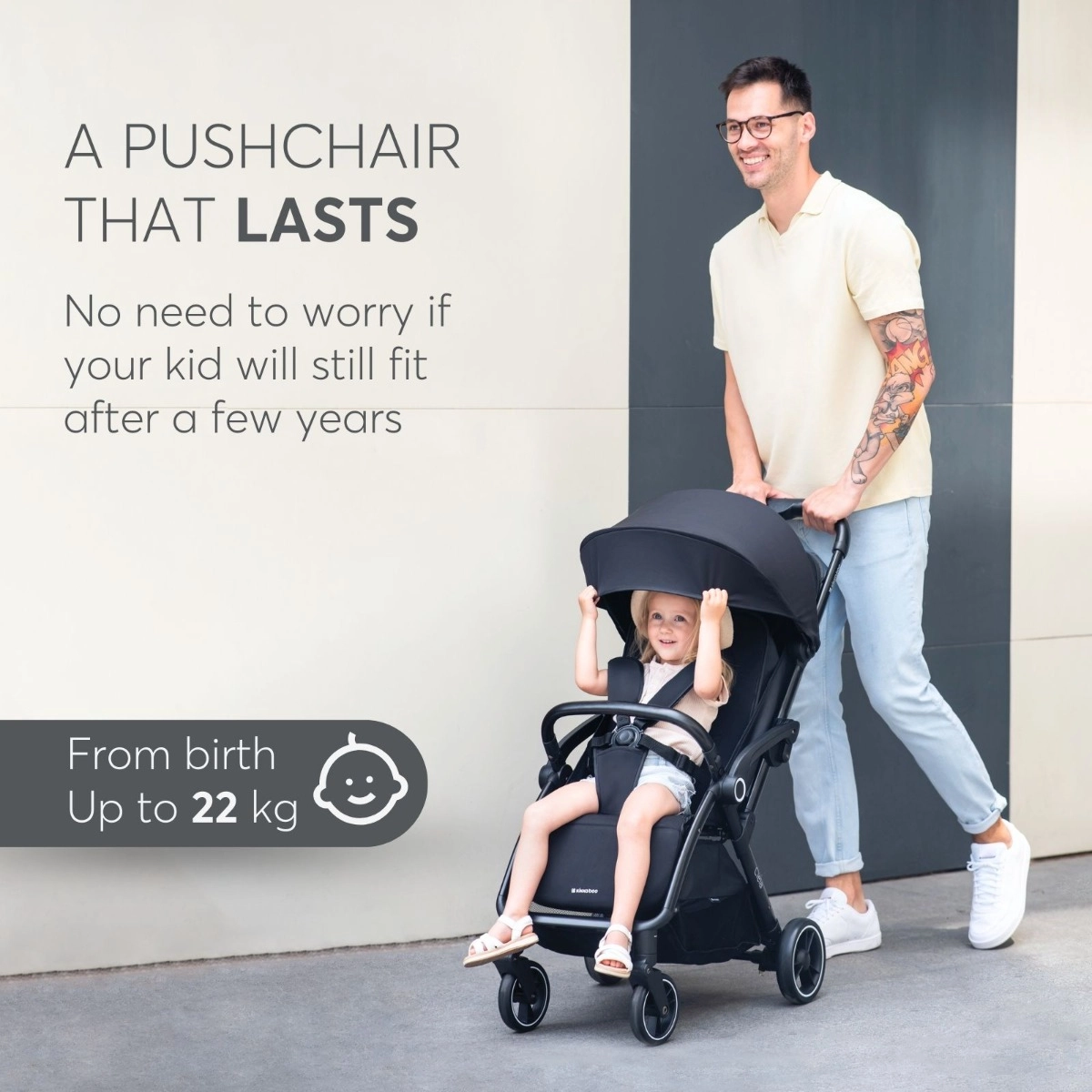 KikkaBoo® Otroški voziček Ciela Beige KikkaBoo