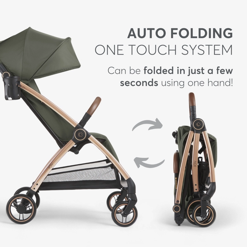 KikkaBoo® Otroški voziček Joy Army Green KikkaBoo