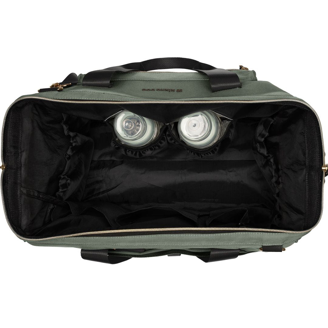 KikkaBoo® Previjalna torba Maxi Army Green NEW 2025 KikkaBoo