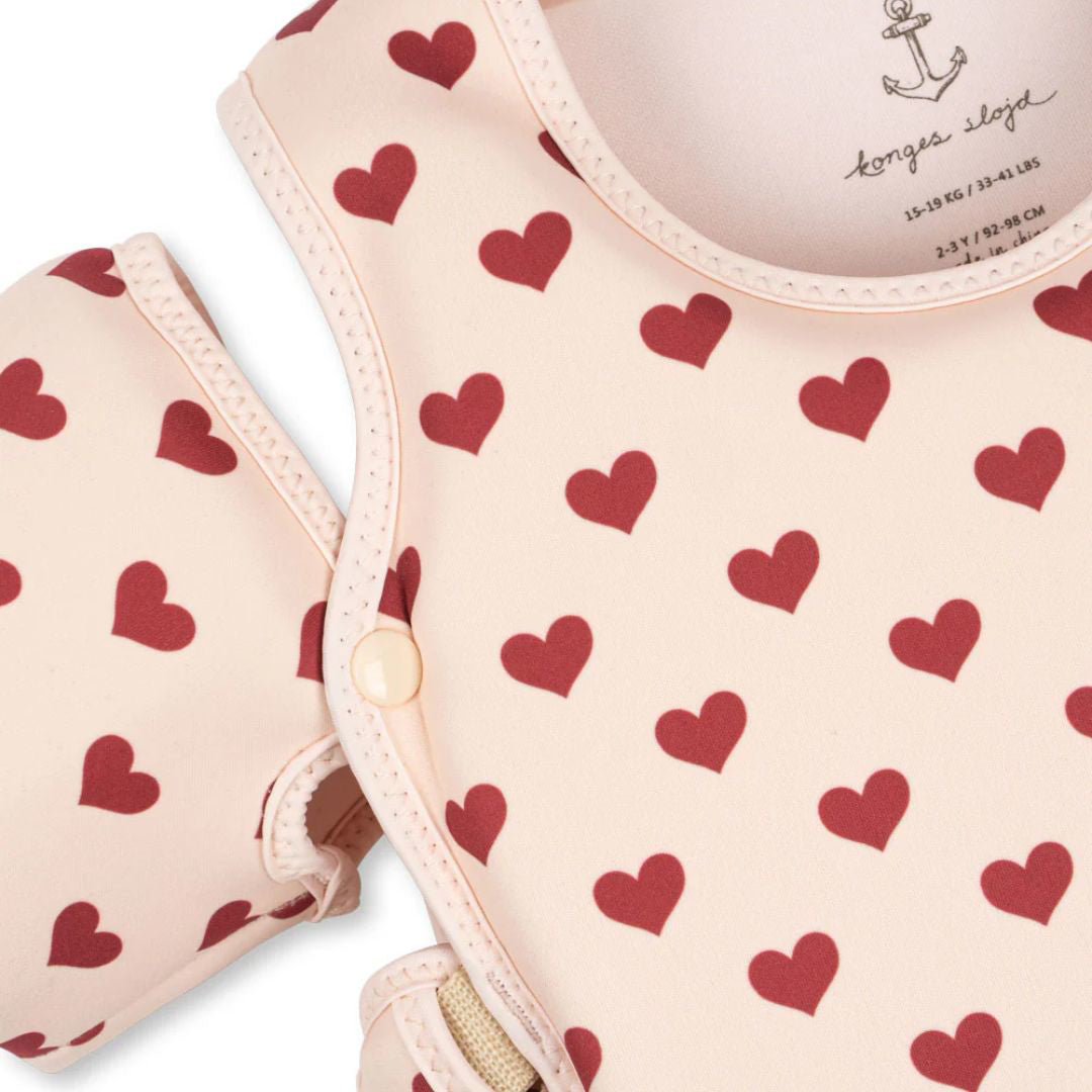 Konges Sløjd® Otroški plavalni jopič Hollis Amour Rouge Konges Sløjd
