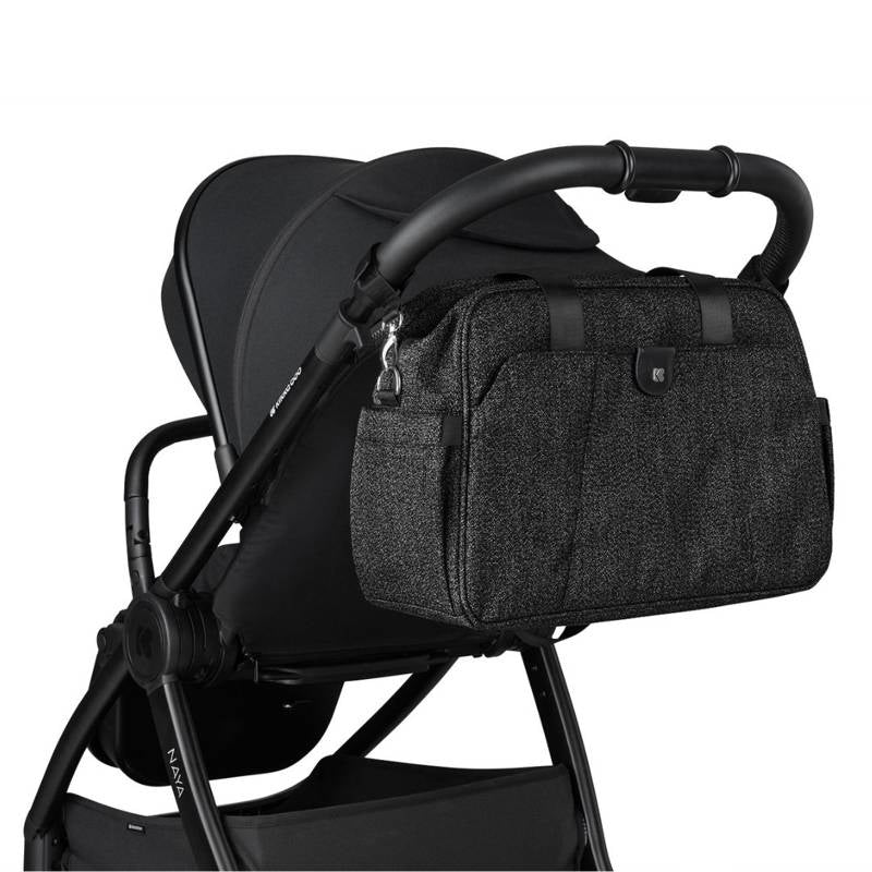 KikkaBoo® Previjalna torba Chelsea Black 2025 KikkaBoo