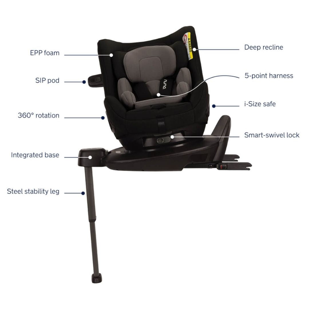 Nuna® Otroški avtosedež Pruu™ 360 i-Size (40-105 cm) Forest Nuna