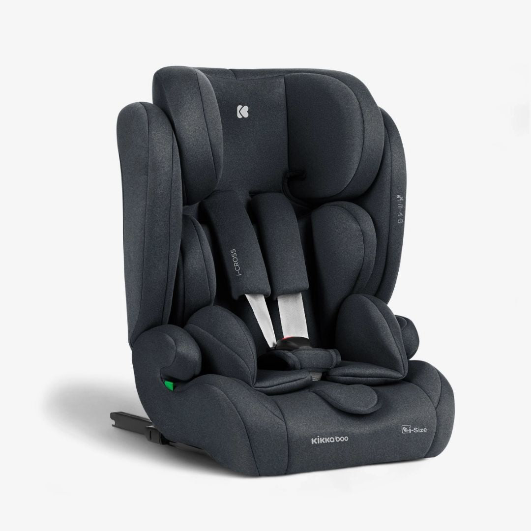 KikkaBoo® Otroški avtosedež i-Cross i-SIZE (76-150 cm) Dark Grey KikkaBoo