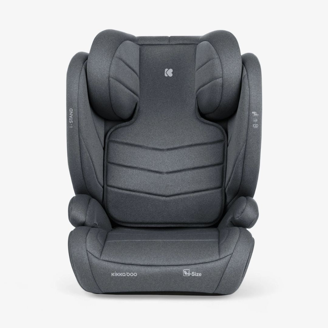 KikkaBoo® Otroški avtosedež i-Stand i-SIZE (100-150 cm) Dark Grey KikkaBoo