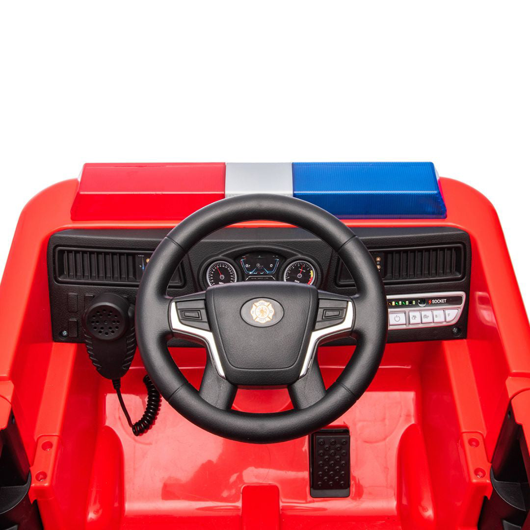 KikkaBoo® Gasilski avto na akumulator Little Fire Red + 12V/4AH KikkaBoo