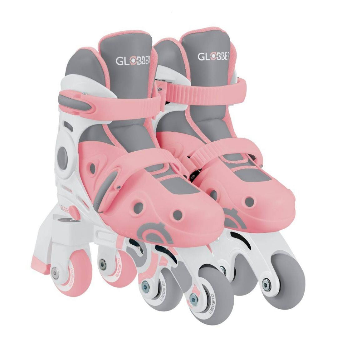 Globber® Rolerji Learning 2v1 S/M: 30-33 Pastel Pink Globber