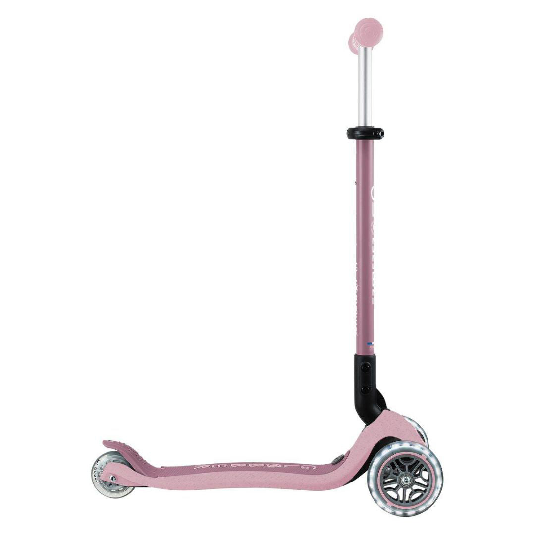 Globber® Zložljivi otroški skiro GO UP Active ECO s svetlečimi kolesi Berry Globber