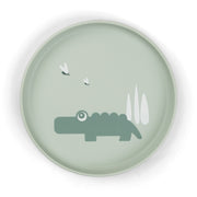 Done by Deer® Otroški krožnik Foodie Croco Green Done by Deer