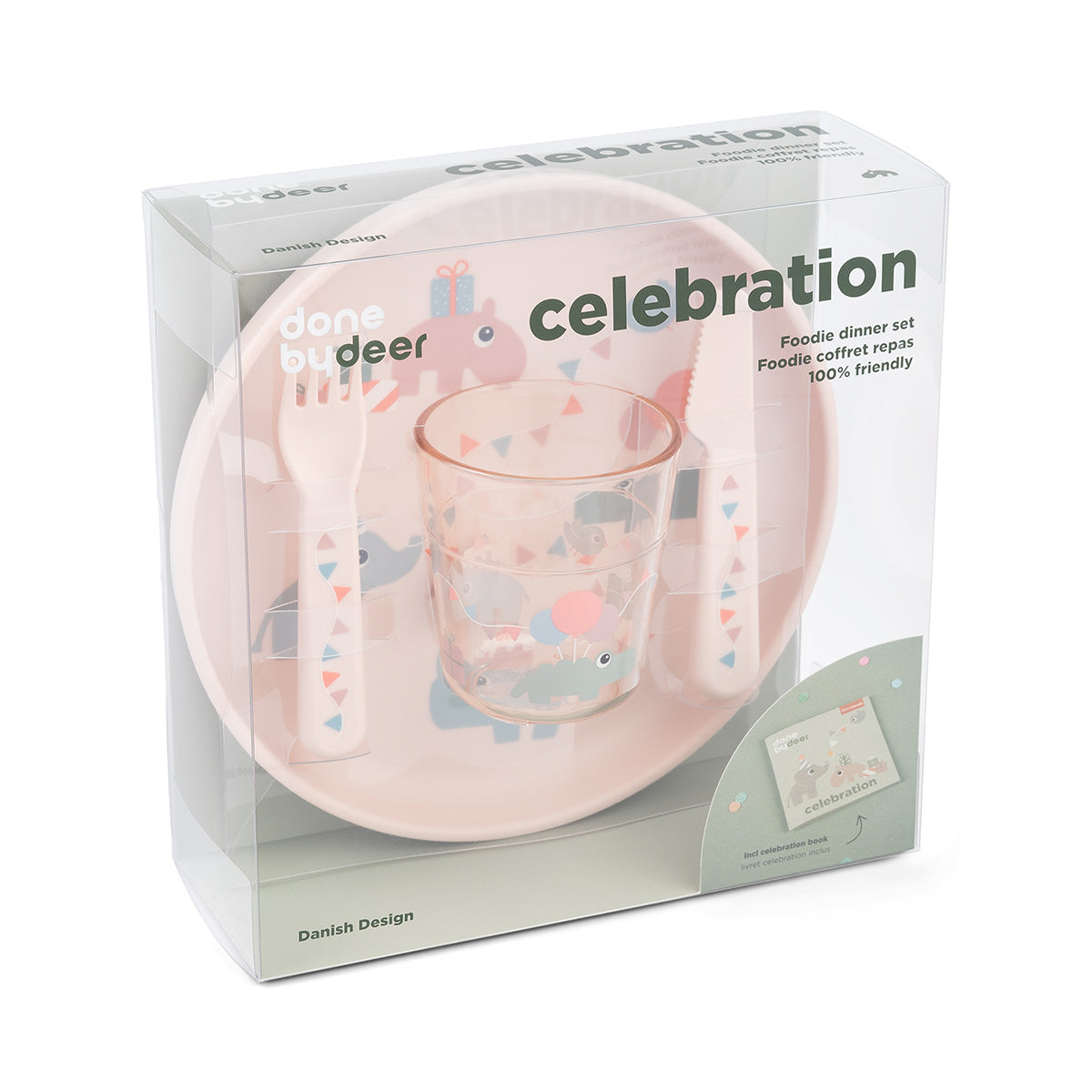Done by Deer® Jedilni set za hranjenje Celebration Powder Done by Deer