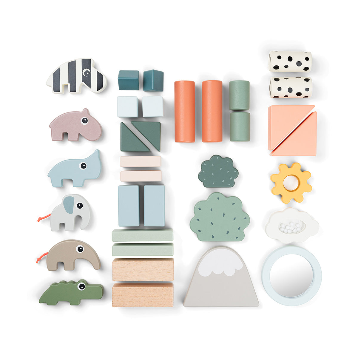 Done by Deer® Lesene kocke Deer Friends 34 kosov Done by Deer