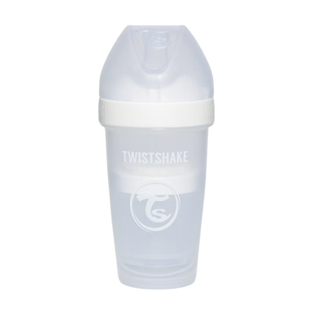 Twistshake® Steklenička PRO Double Anti-Colic 260ml White Twistshake