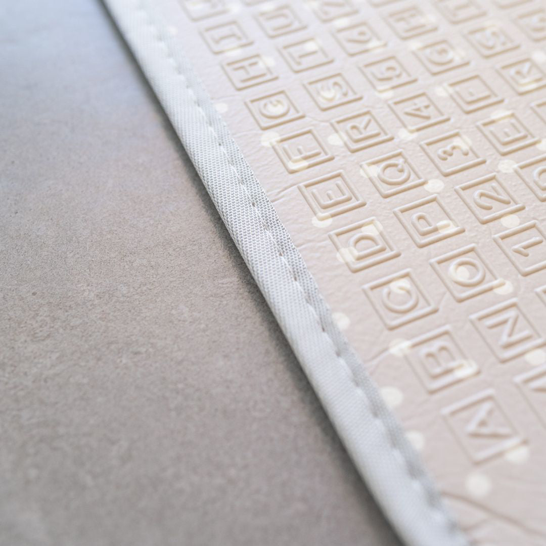 Evibell® Zložljiva igralna podloga 150x190 Dots/City Grey Evibell