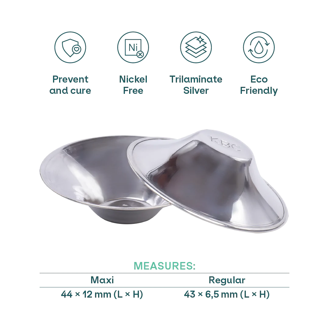 Koala Babycare® Pokrovčki za doječe mamice Trilaminate Silver Maxi Koala Babycare