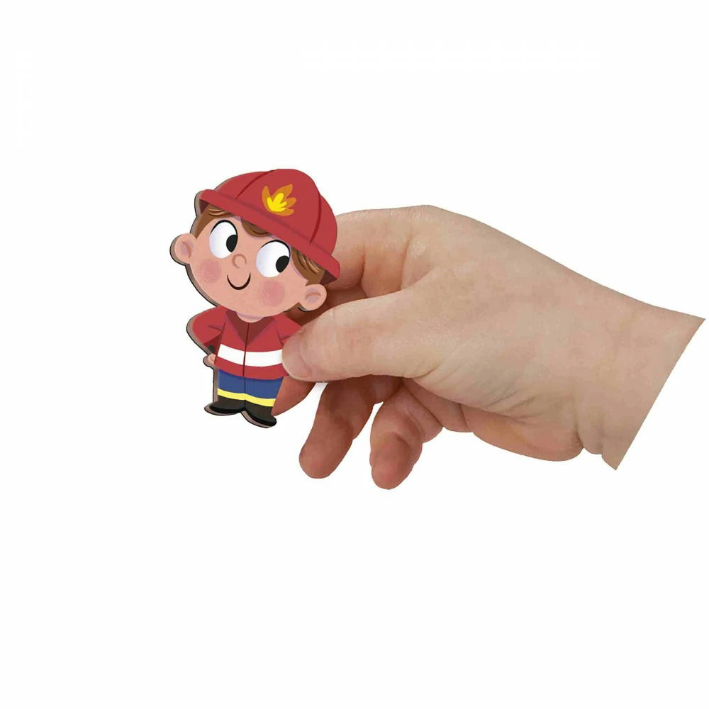 Janod® Magnetna knjiga Firefighters Janod