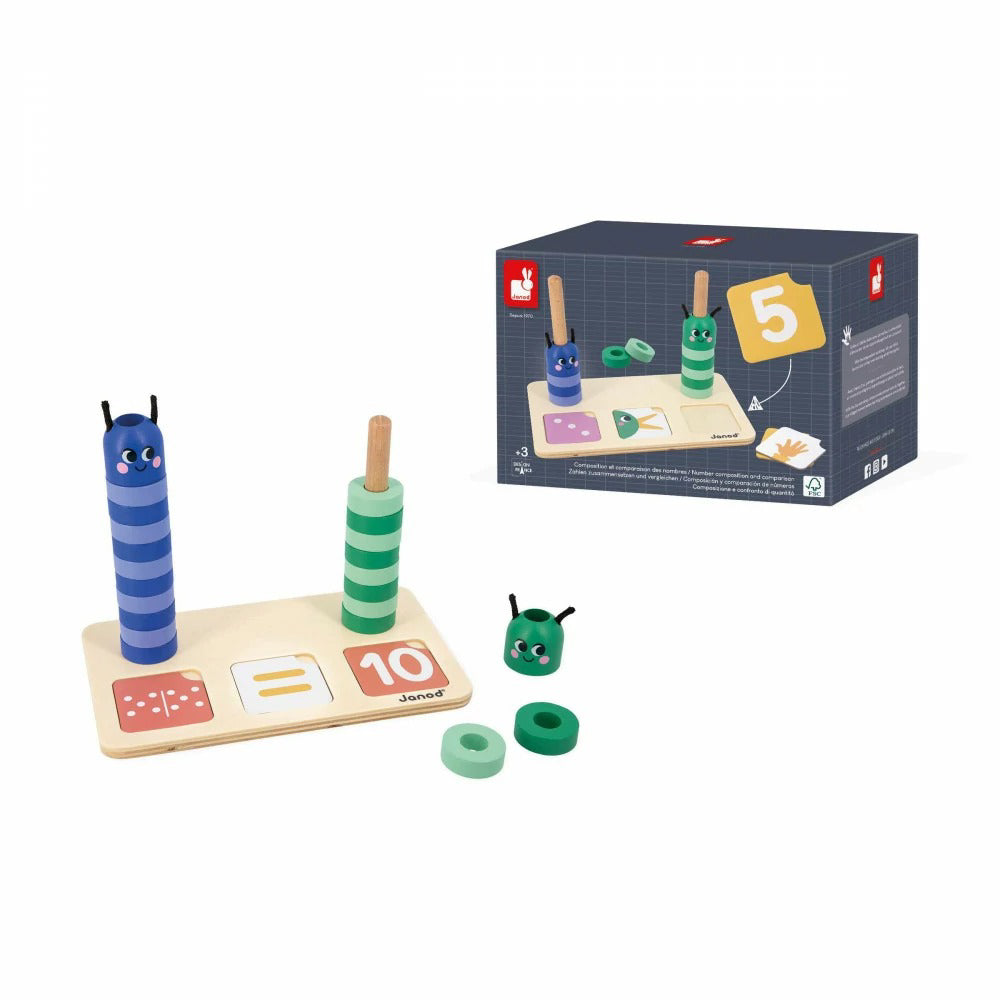 Janod® Igrača za učenje štetja Janod