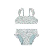 Swim Essentials® Otroške bikini kopalke Green Flowers Swim Essentials
