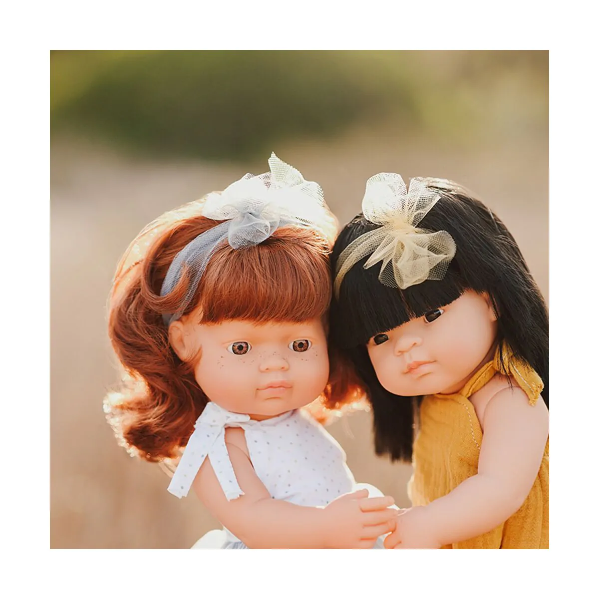 Miniland® Punčka Caucasian Redhead Girl 38cm My Friends & Me Miniland