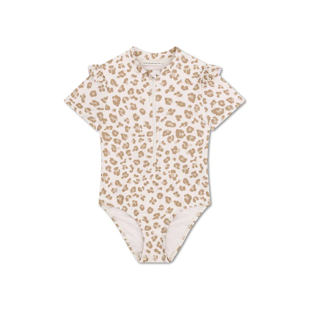 Swim Essentials® Otroške enodelne kopalke Neutral Leopard 98 104 Swim Essentials