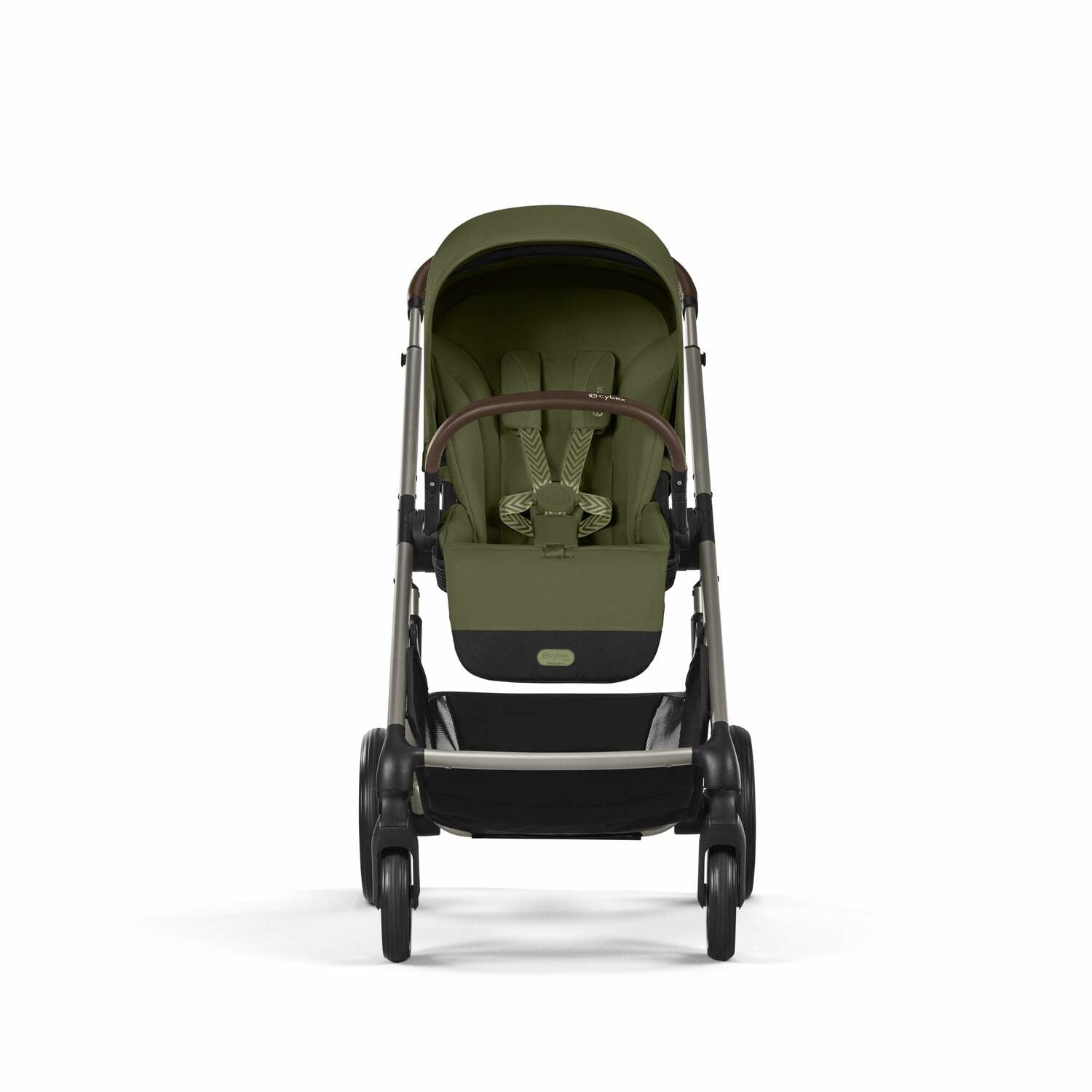 Cybex® Otroški voziček 4v1 Balios S Lux + Avtosedež Cloud G + IsoFix baza G Moss Green (+ Rain cover) Cybex