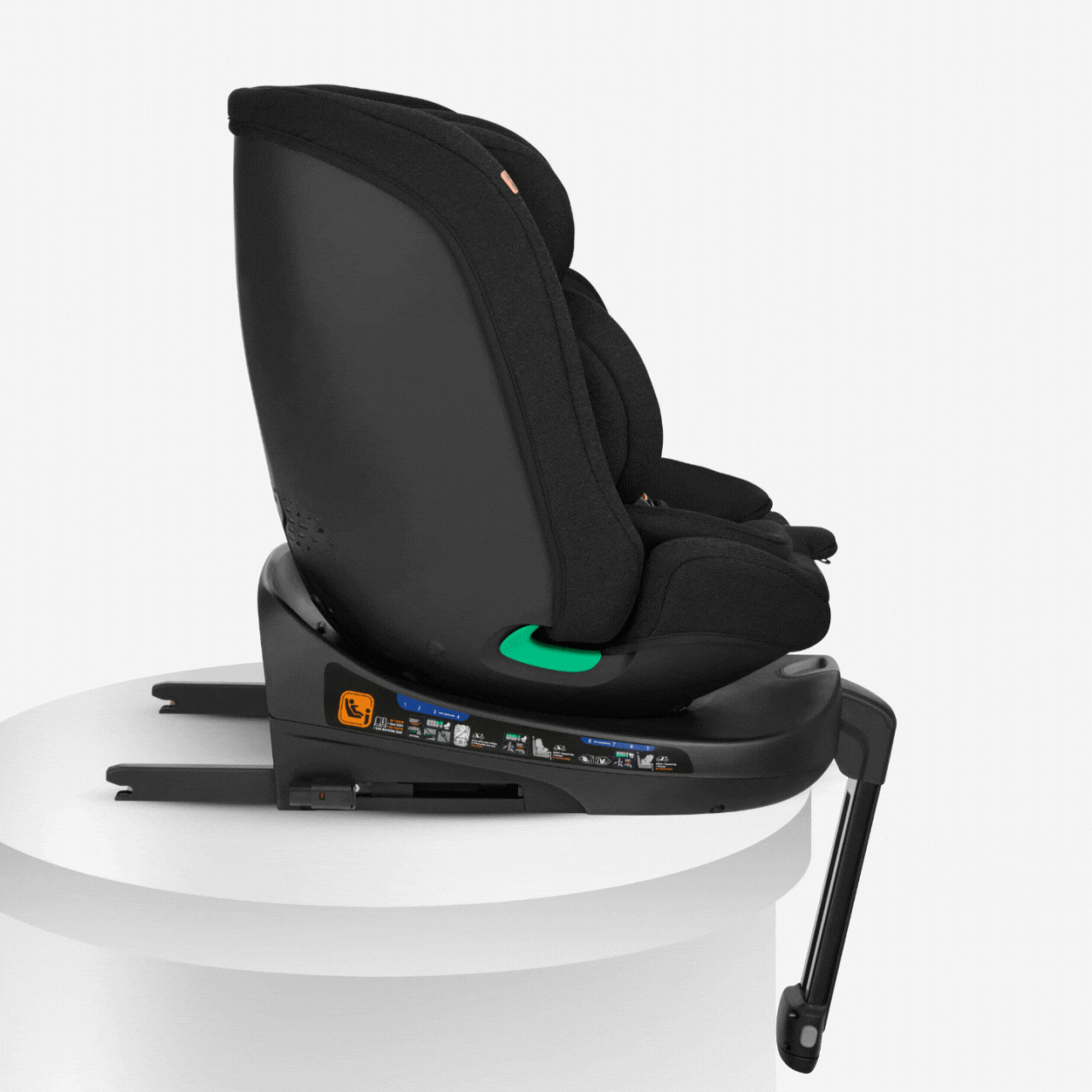 KikkaBoo® Otroški avtosedež 360 i-Secure i-SIZE (40-150 cm) Black KikkaBoo