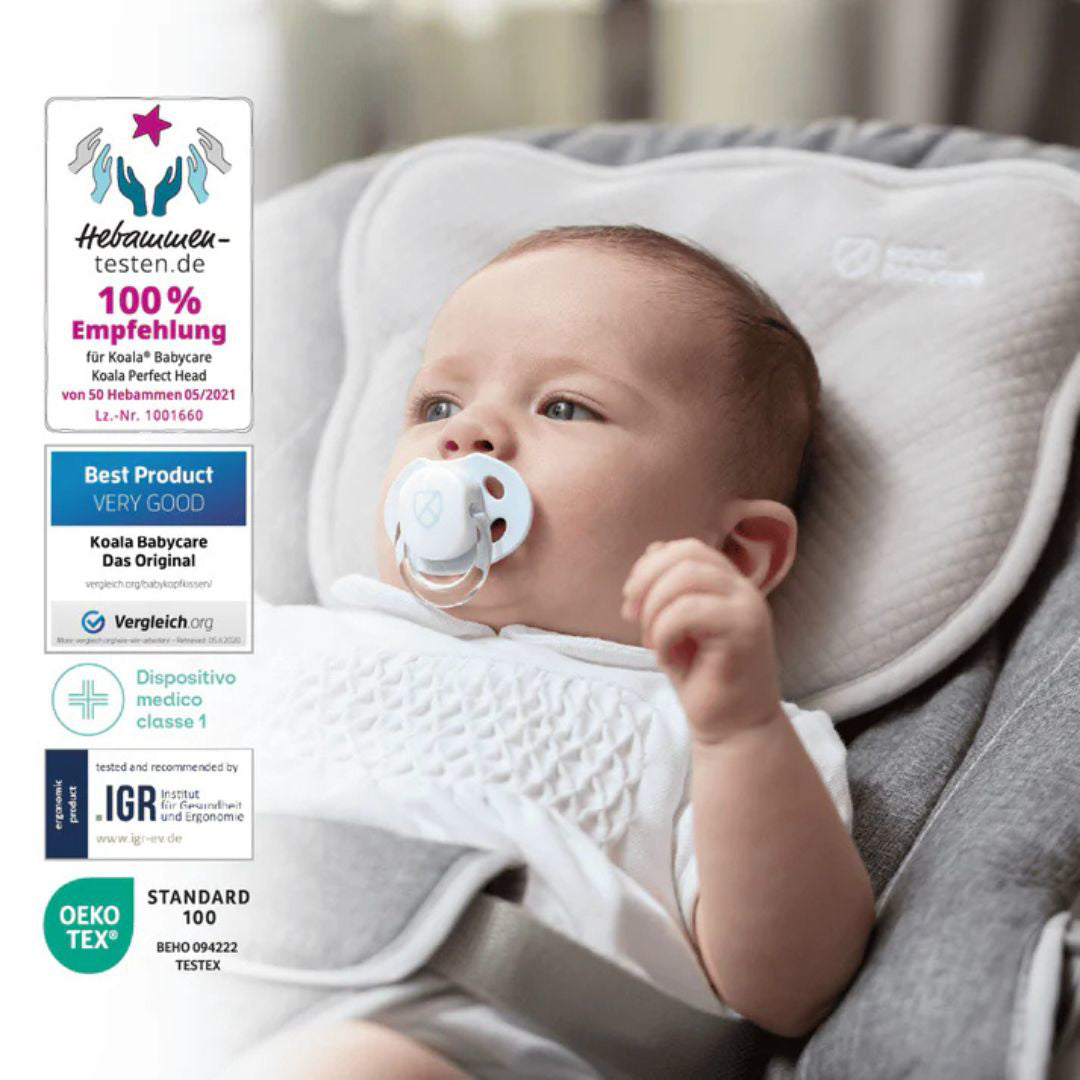 Koala Babycare® Pripomoček za preprečevanje zaležane glavice Perfect Head AIR White Koala Babycare