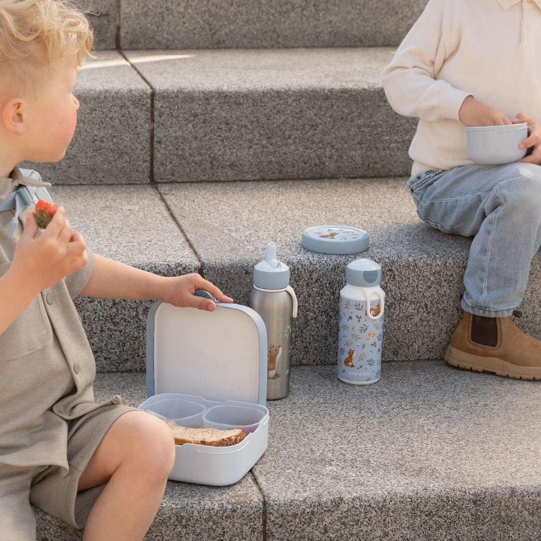 Little Dutch® Steklenička za pitje pop-up Forest Friends 400ml Little Dutch