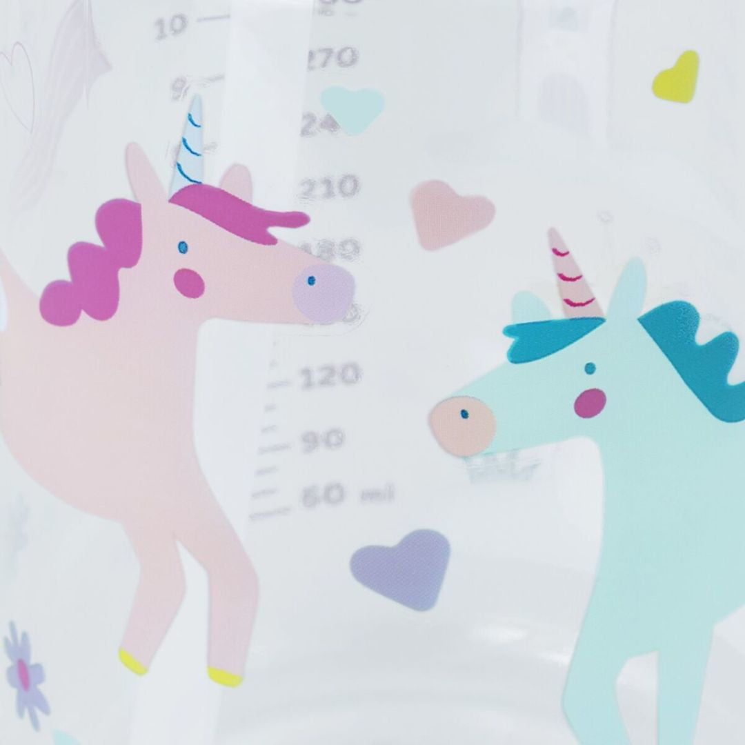 Miniland® Steklenička s slamico 450ml Fantasy Miniland