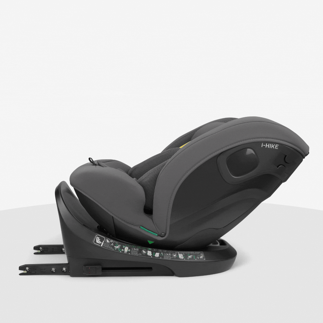 KikkaBoo® Otroški avtosedež 360° i-Hike i-SIZE (40-150 cm) Dark Grey 2025 KikkaBoo