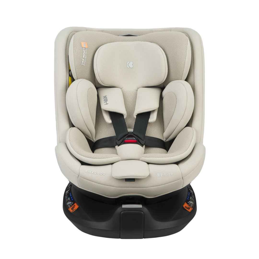 KikkaBoo® Otroški avtosedež 360°i-Van i-SIZE (40-150 cm) Light Beige KikkaBoo