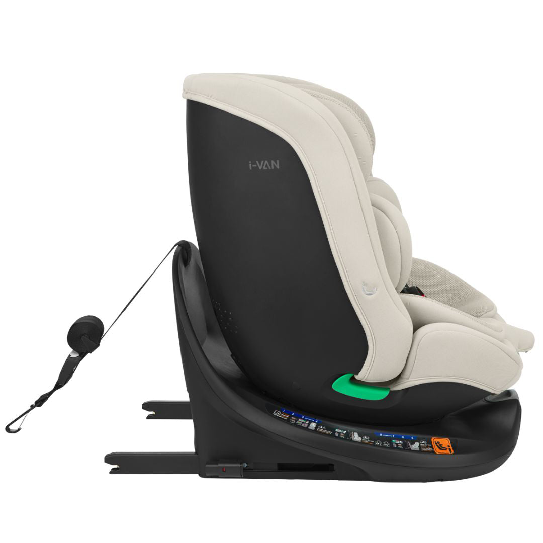 KikkaBoo® Otroški avtosedež 360°i-Van i-SIZE (40-150 cm) Light Beige KikkaBoo